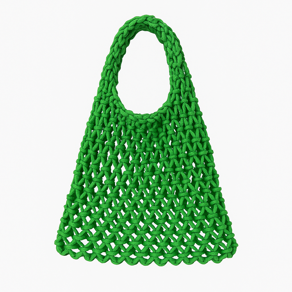 Me The Label Woven Market Bag - Small