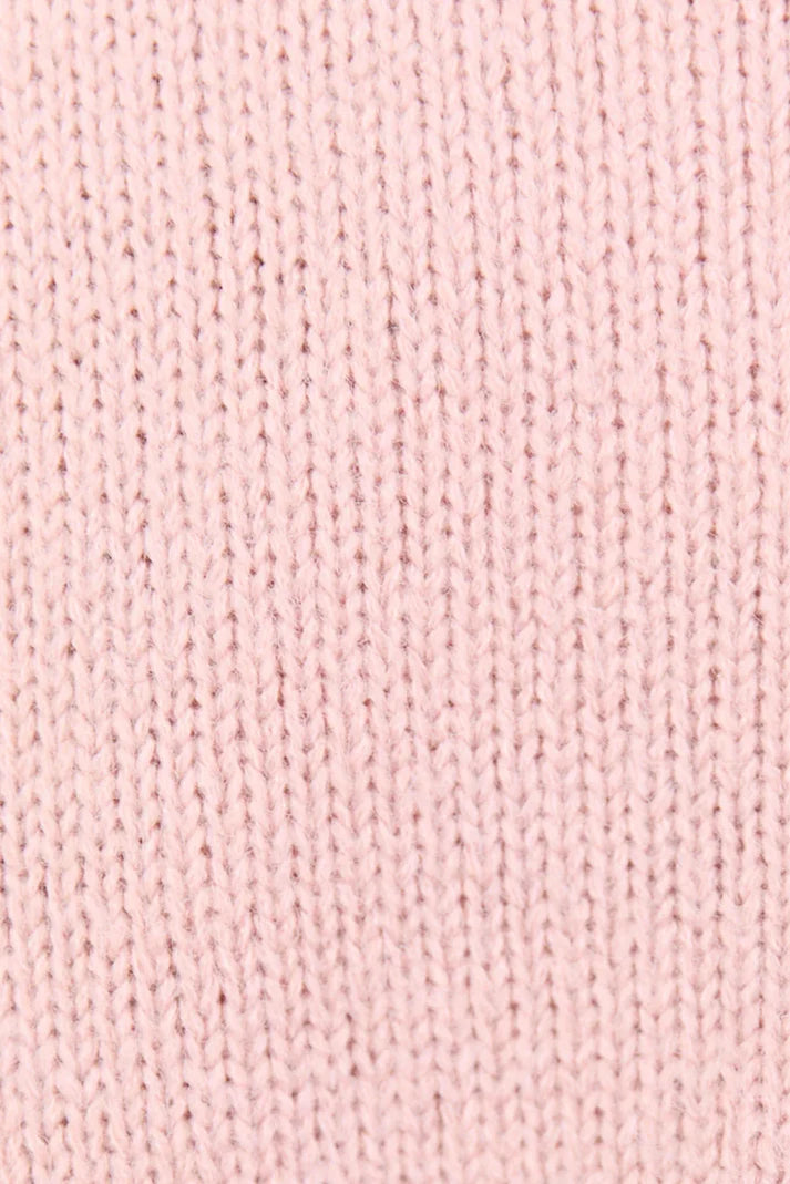 Among The Brave Mirage Blush Crewneck Cardigan