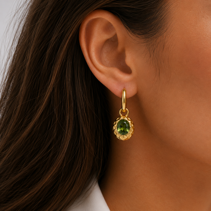 Me The Label Molten Hoop Earrings