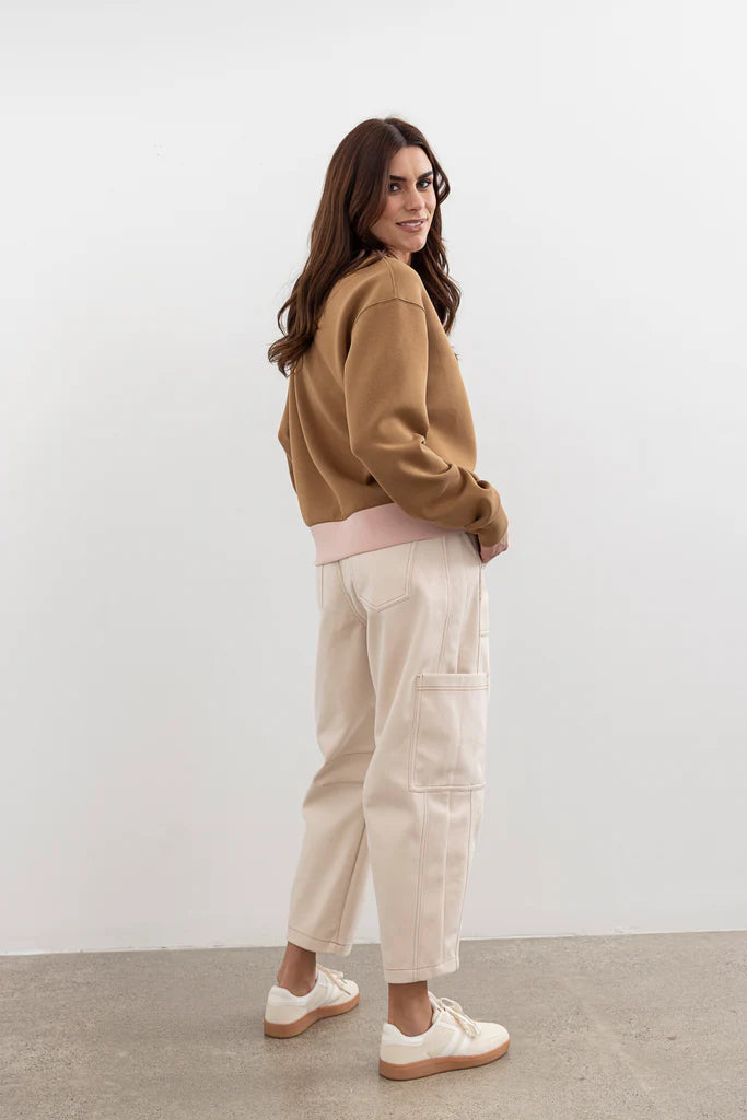 Moss Logo Line Sweater