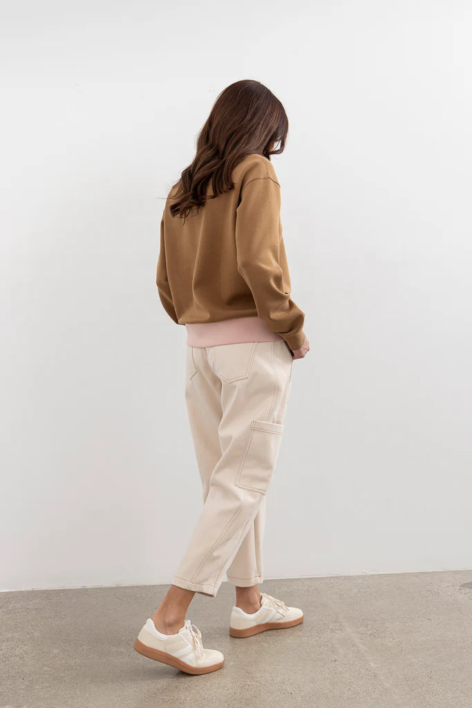 Moss Logo Line Sweater