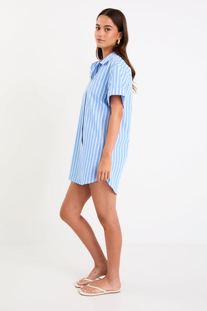Stories Be Told Mykonos Mini Shirt Dress