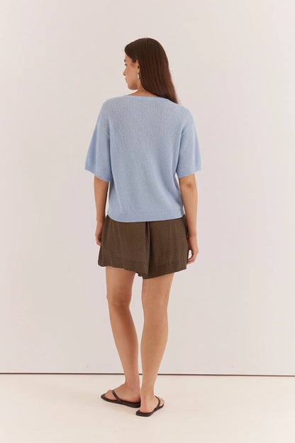 Sass Noni Relaxed Knit Tee