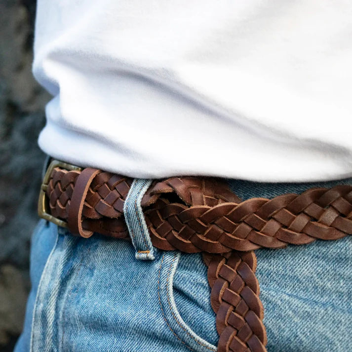 Parisian Crafted Vintage Plait Belt