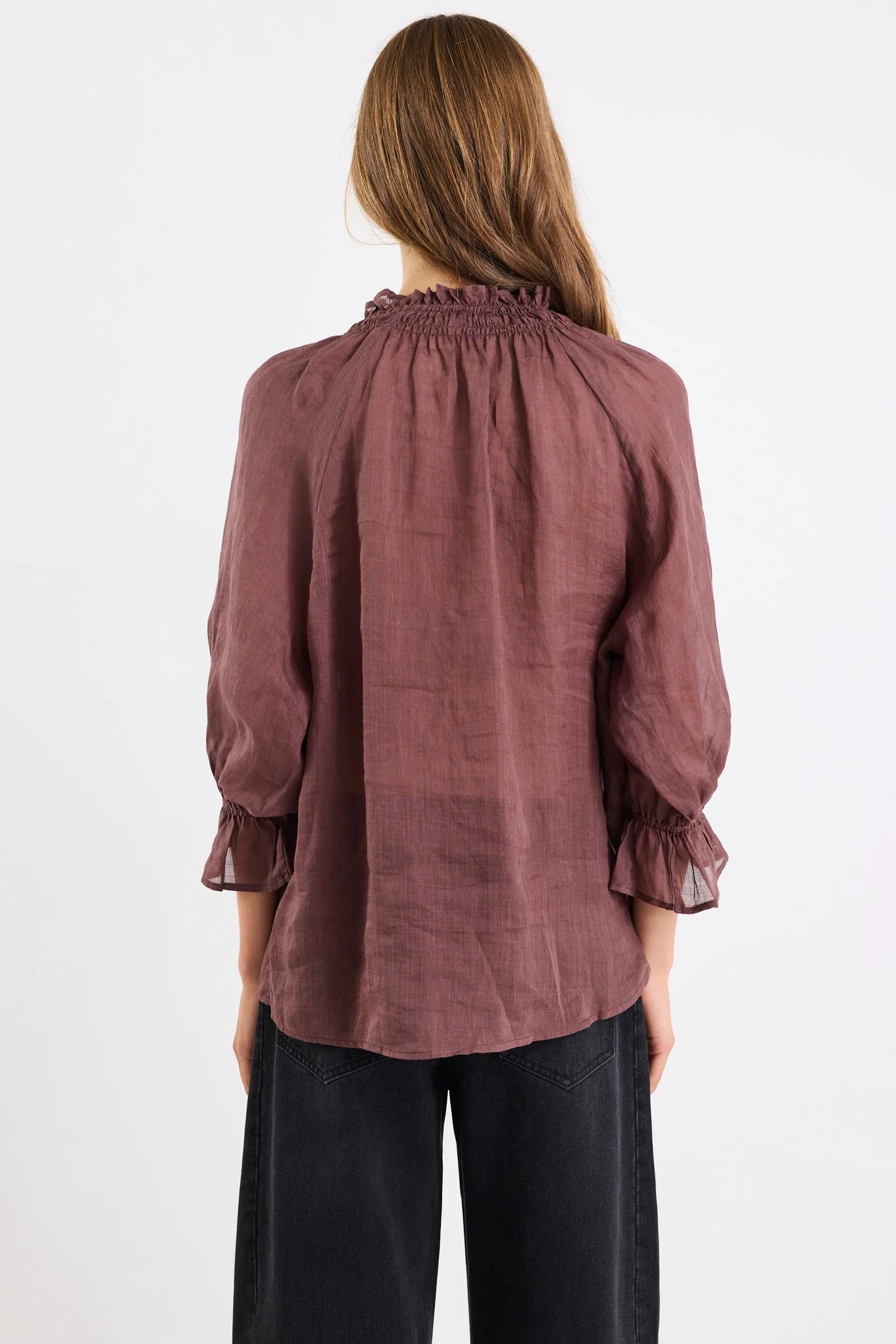 Among The Brave Prospect Tie Front Top