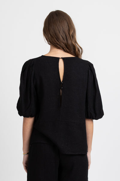 Federation Punch Top - Linen