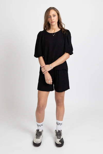 Federation Punch Top - Linen