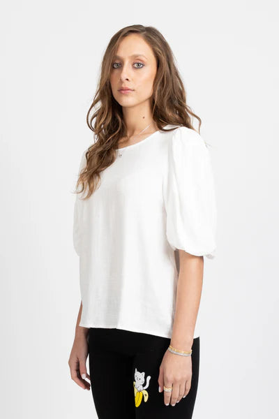 Federation Punch Top - Linen