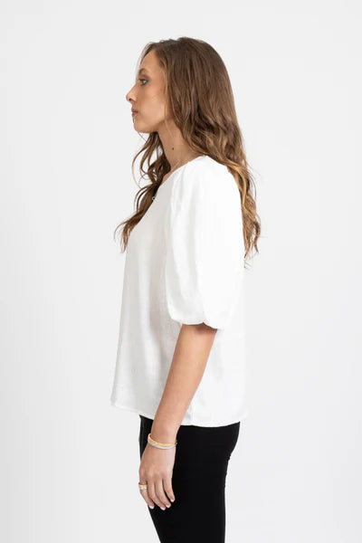 Federation Punch Top - Linen