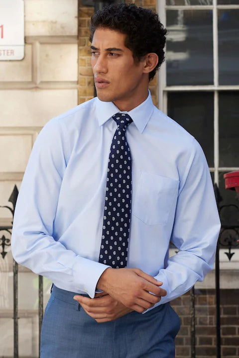 Savile Row Shirt Cornflower Blue