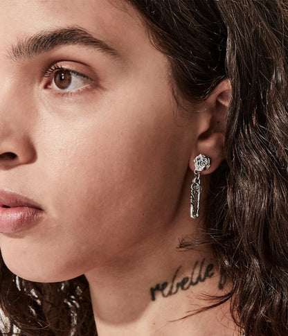 Stolen Girlfriend Club Rose Pin Earrings