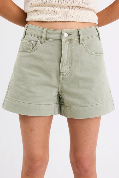 Among The Brave Rumble Khaki Denim Shirt