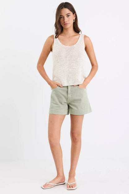 Among The Brave Rumble Khaki Denim Shirt