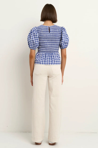Among The Brave Requite Gingham Top