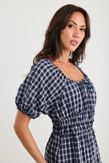 Stories Be Told Ritual Ink Check Poet Dress