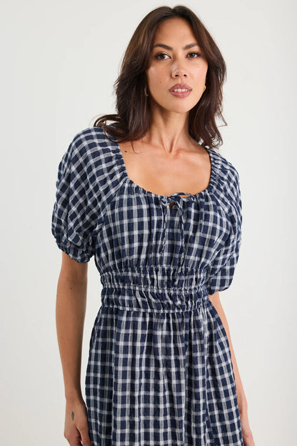 Stories Be Told Ritual Ink Check Poet Dress