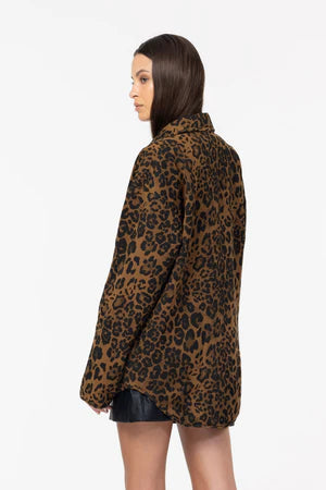 Blak Run Wild Jacket - Brown Leopard