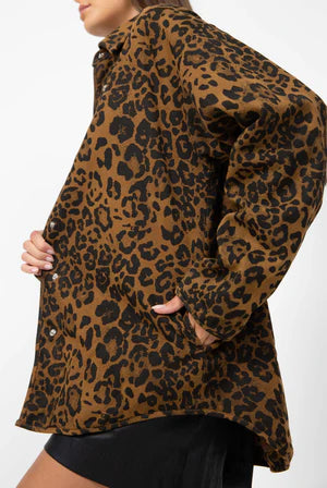 Blak Run Wild Jacket - Brown Leopard