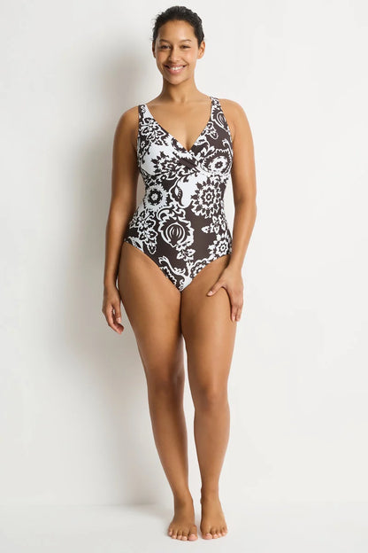 Sea Level Kasttello Cross Front Mulifit One Piece