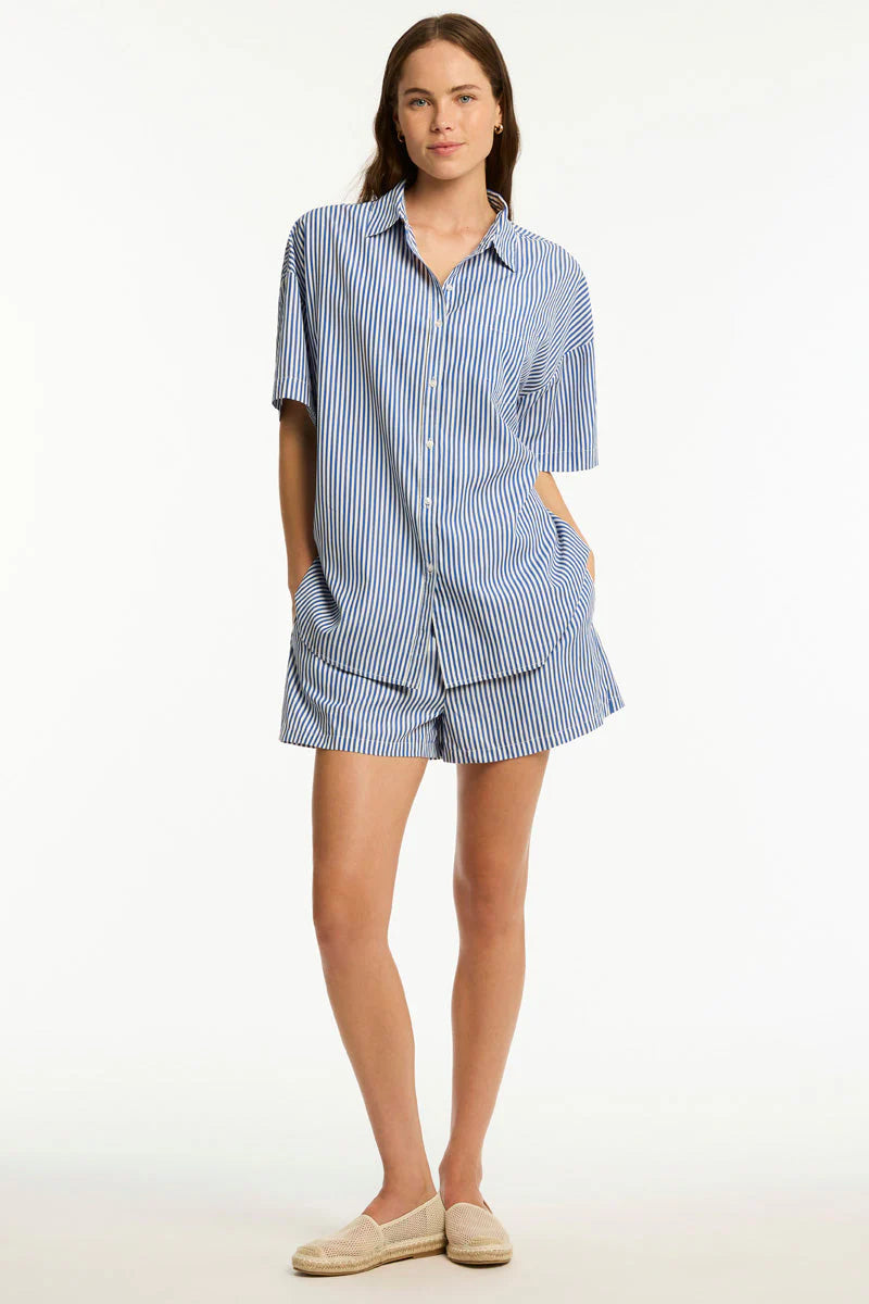 Sea Level Boathouse Aloha Shirt