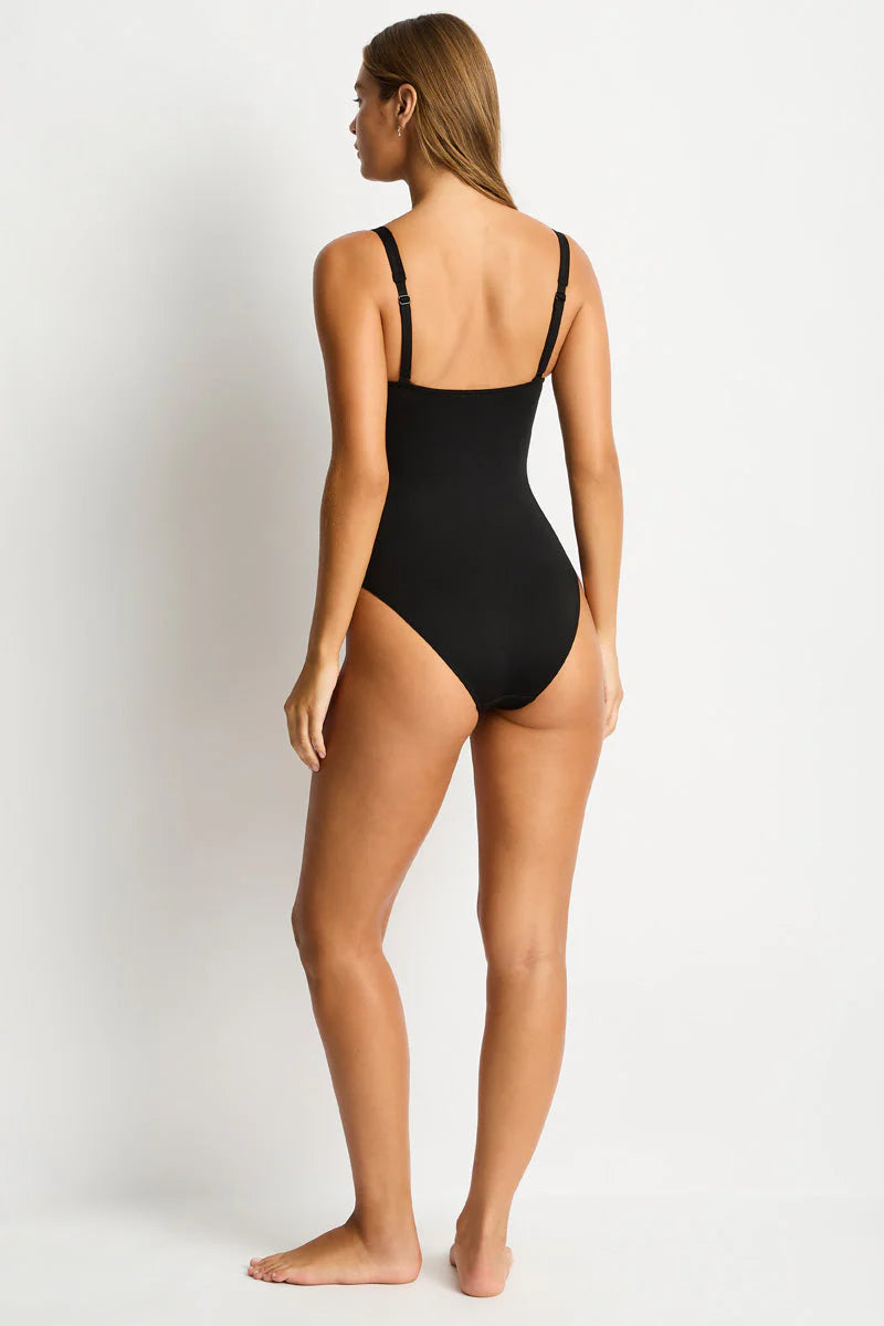 Sea Level Twist Front Multi One Piece