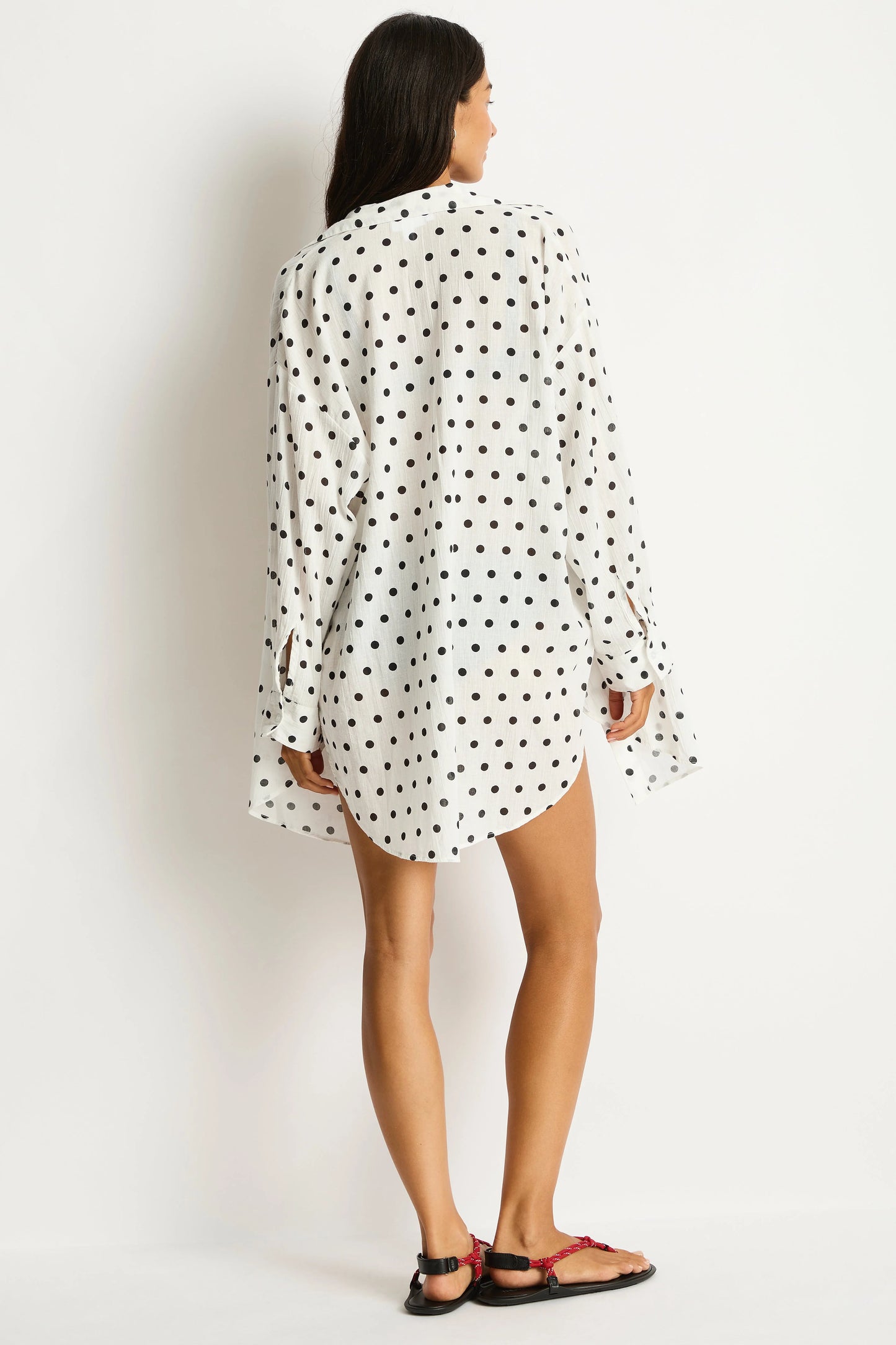Sea Level Dottie Cruise Shirt-Coconut