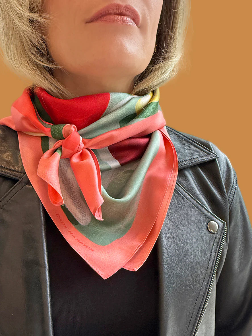 Dark Hampton The Studio Bon x DH The Bonnie Silk Scarf