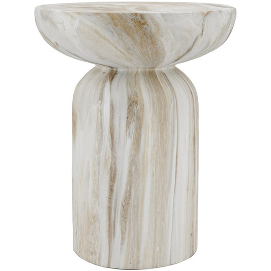 Rembrandt Faux Marble Side Table