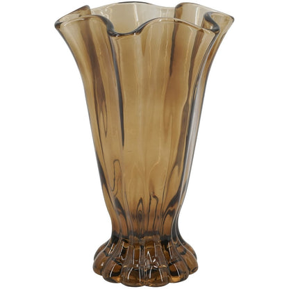 Rembrandt Brown Ruffle Vase - Large