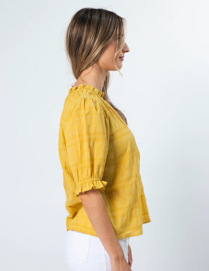 Stella+Gemma Dana Blouse - Canary