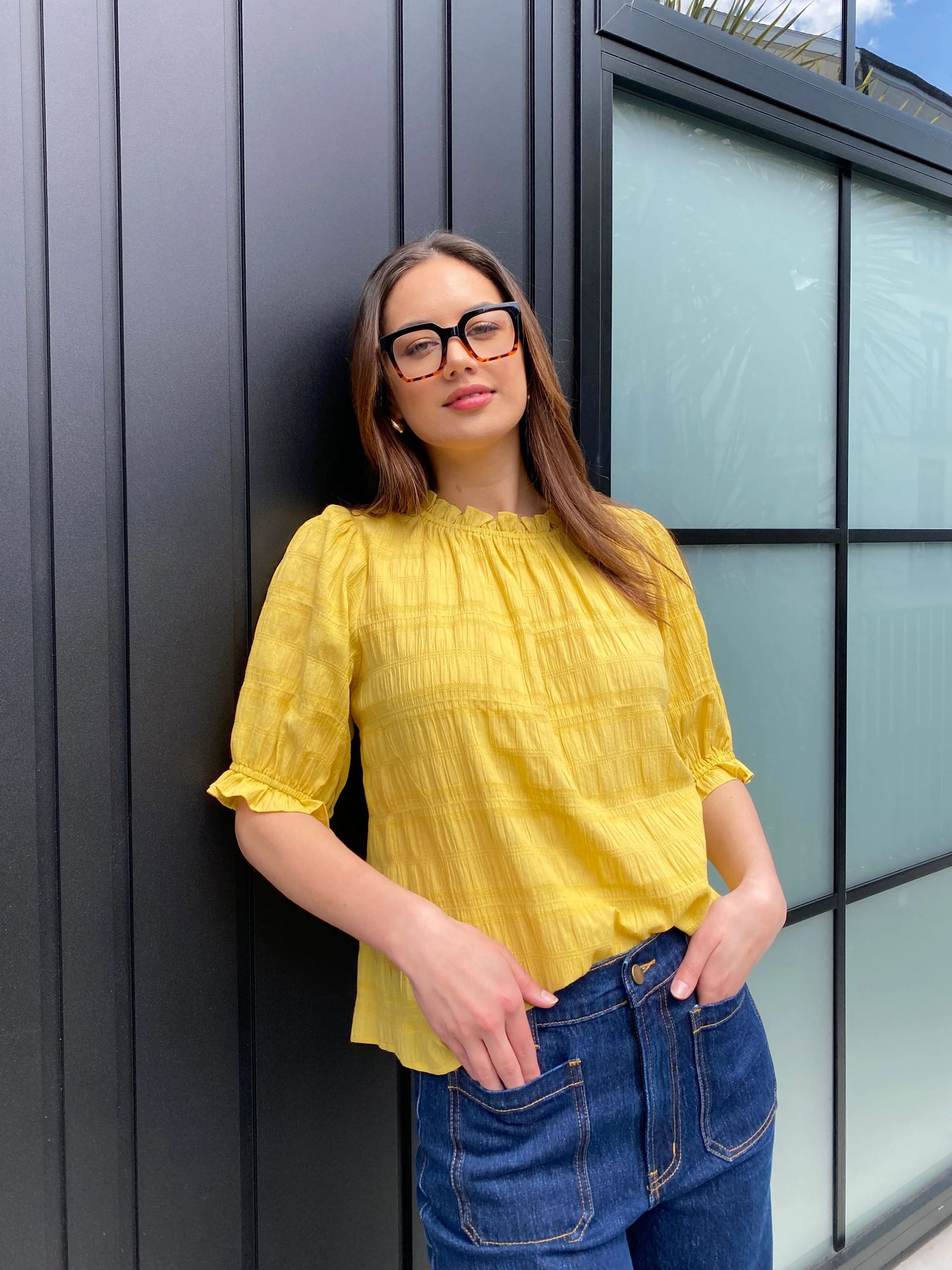Stella+Gemma Dana Blouse - Canary