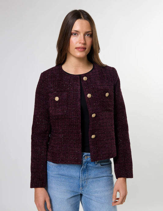 Stella+Gemma Marla Jacket Claret