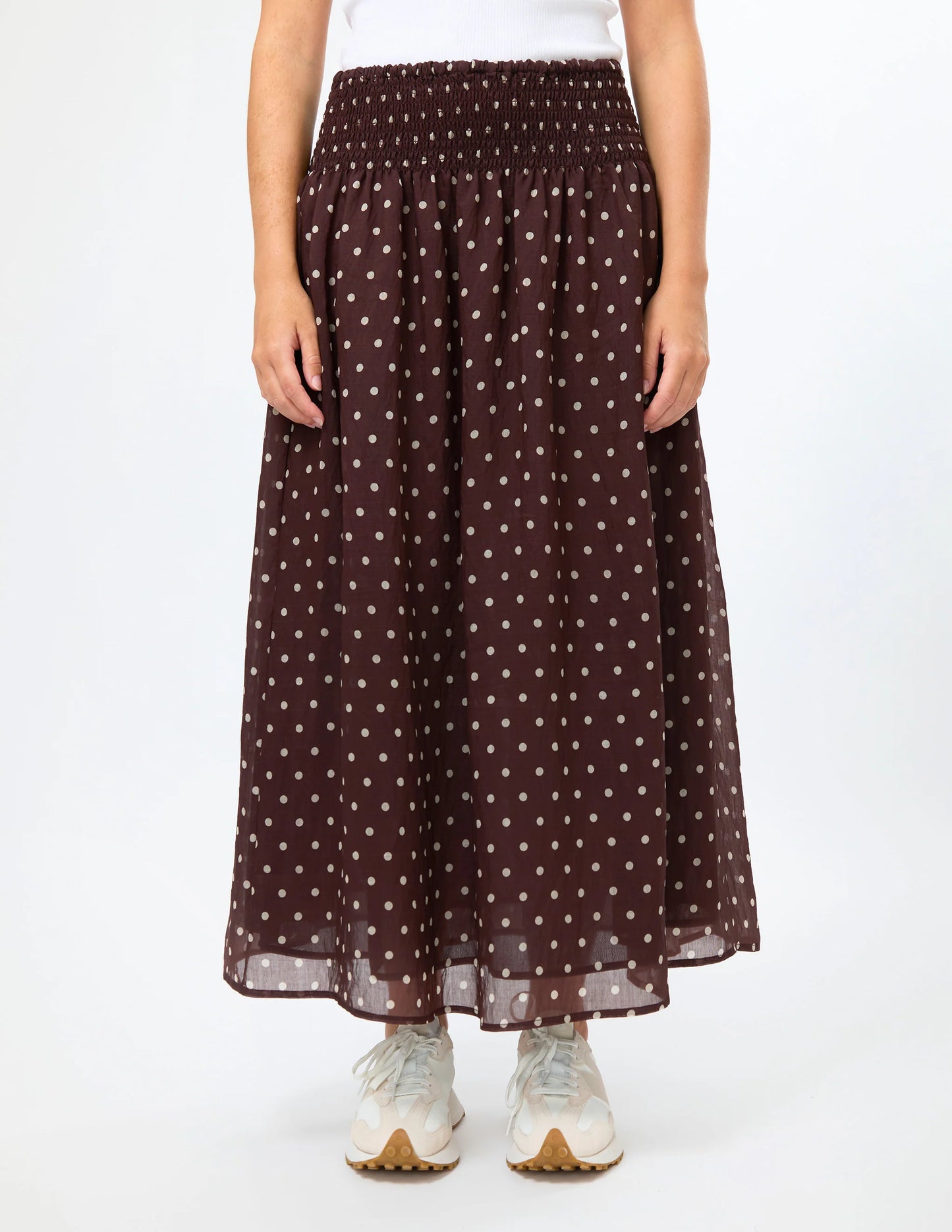 Stella+Gemma Dorothy Skirt Chocolate Spot