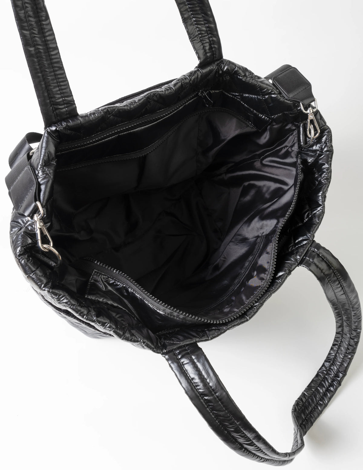 Stella+Gemma Overnight Bag Quilted in Black