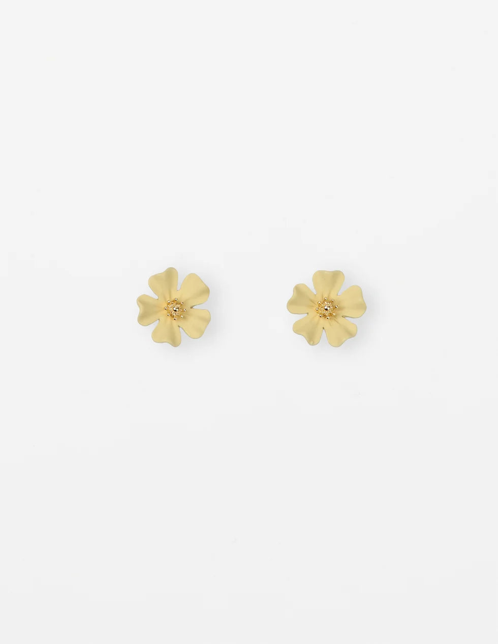 Stella+Gemma Italian Straw Petal Earrings