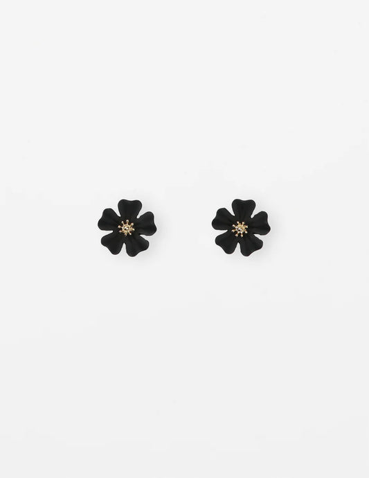 Stella+Gemma Italian Straw Petal Earrings