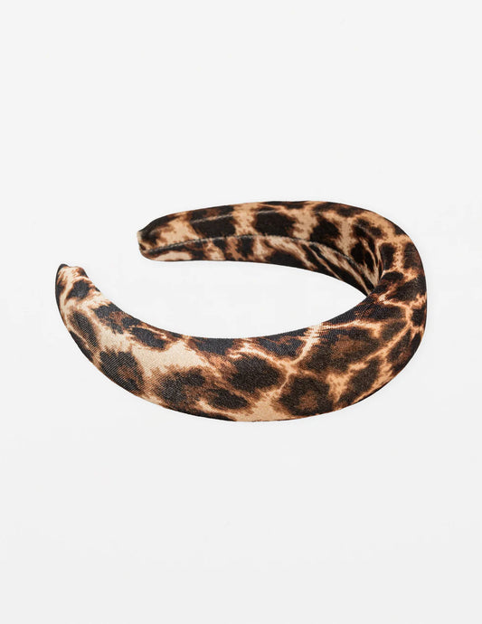 Stella + Gemma Padded Head Band Leopard
