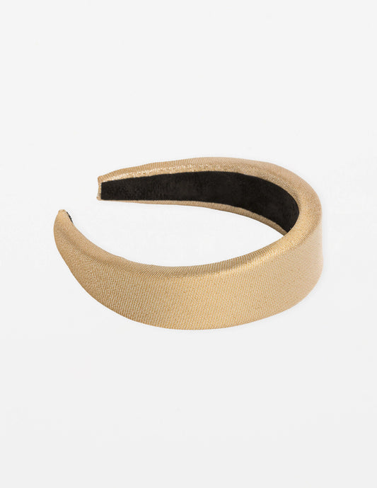 Stella+Gemma Padded Gold headband