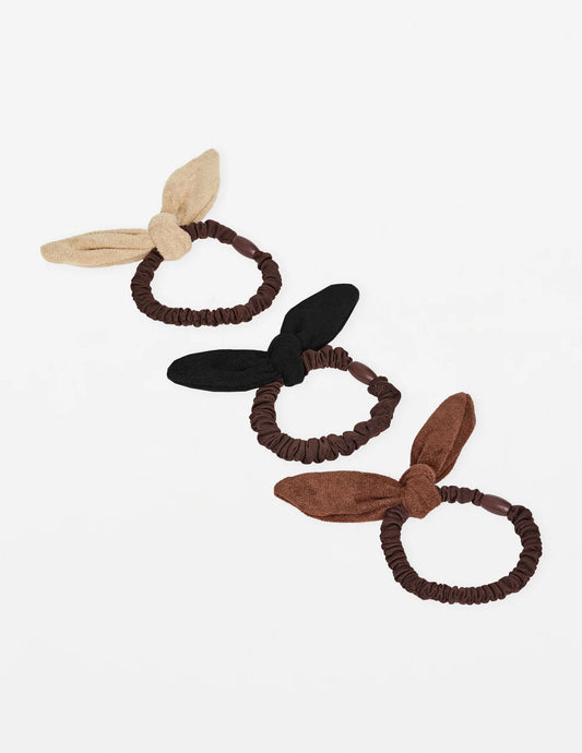 Stella + Gemma Hair Tie Suede Bunny Ears