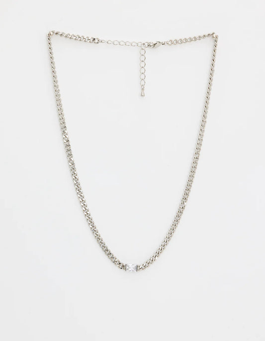 Stella + Gemma Necklace with Crystal