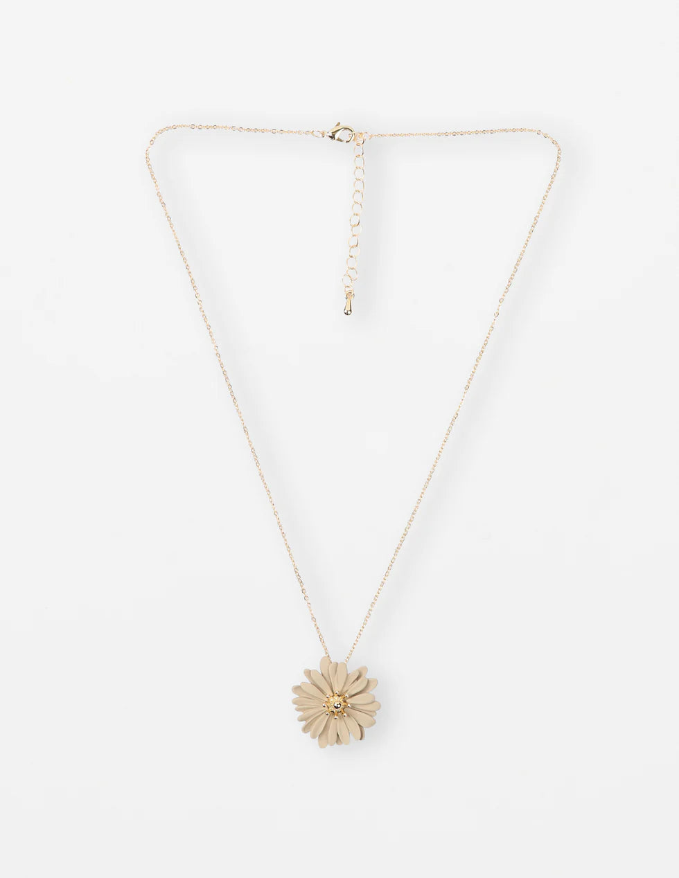 Stella+Gemma Daisy Necklace In Sand or Chocolate