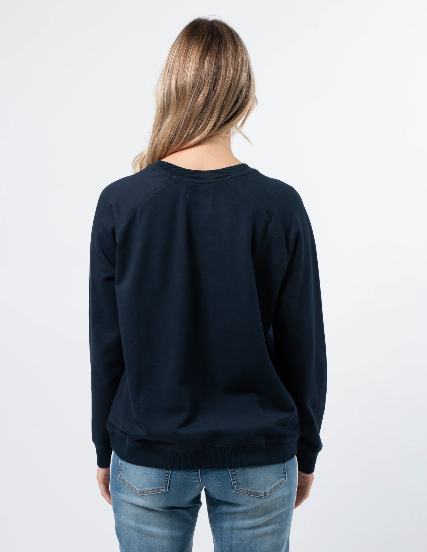 Stella+Gemma Classic Sweater - Navy Flore