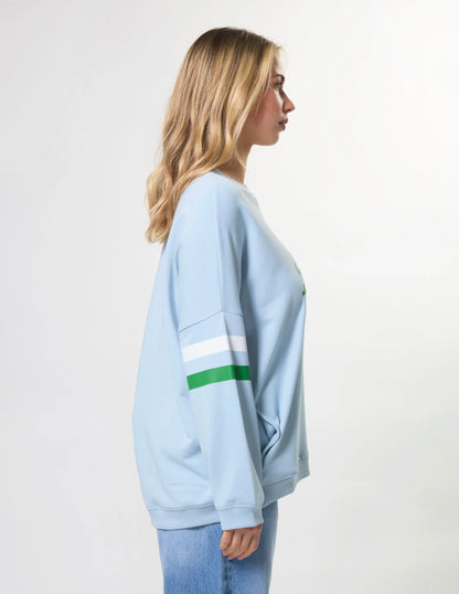 Stella+Gemma Newport Pocket Sweat Sky Blue Rotation