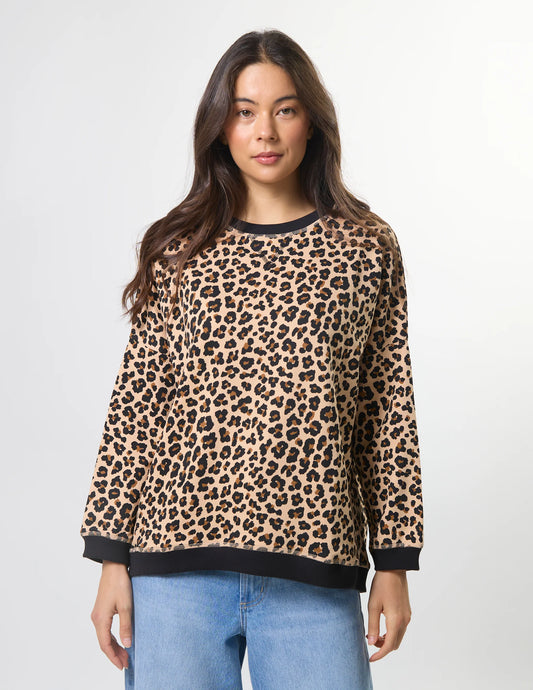 Stella+Gemma Newport Snow Leopard Sweater