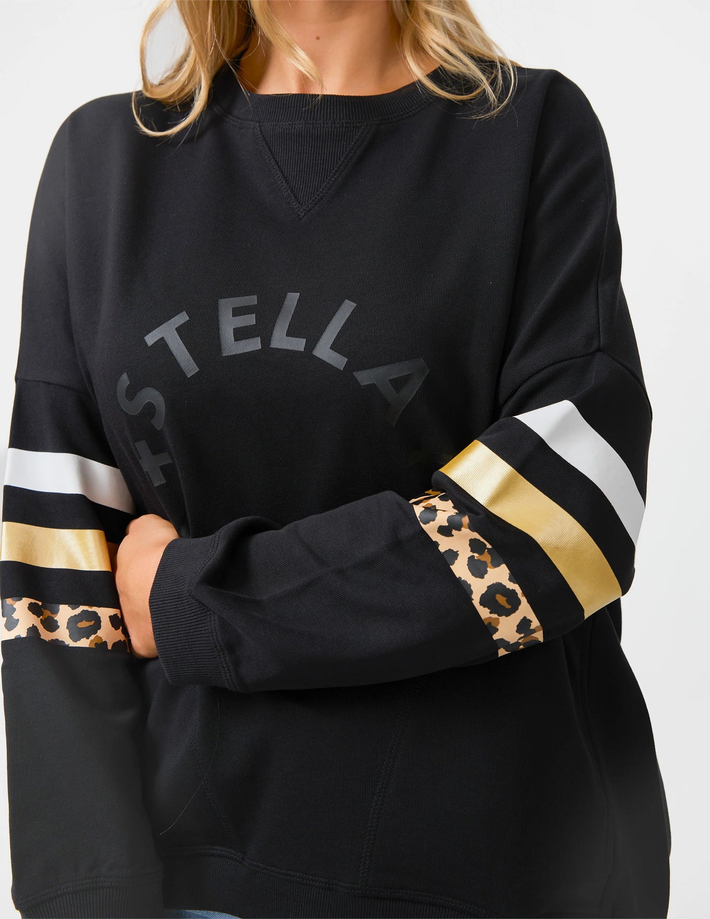 Stella+Gemma Newport Pocket Sweatshirt-Black Rotation