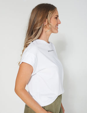 Stella+Gemma Cuff Sleeve T-Shirt Logo