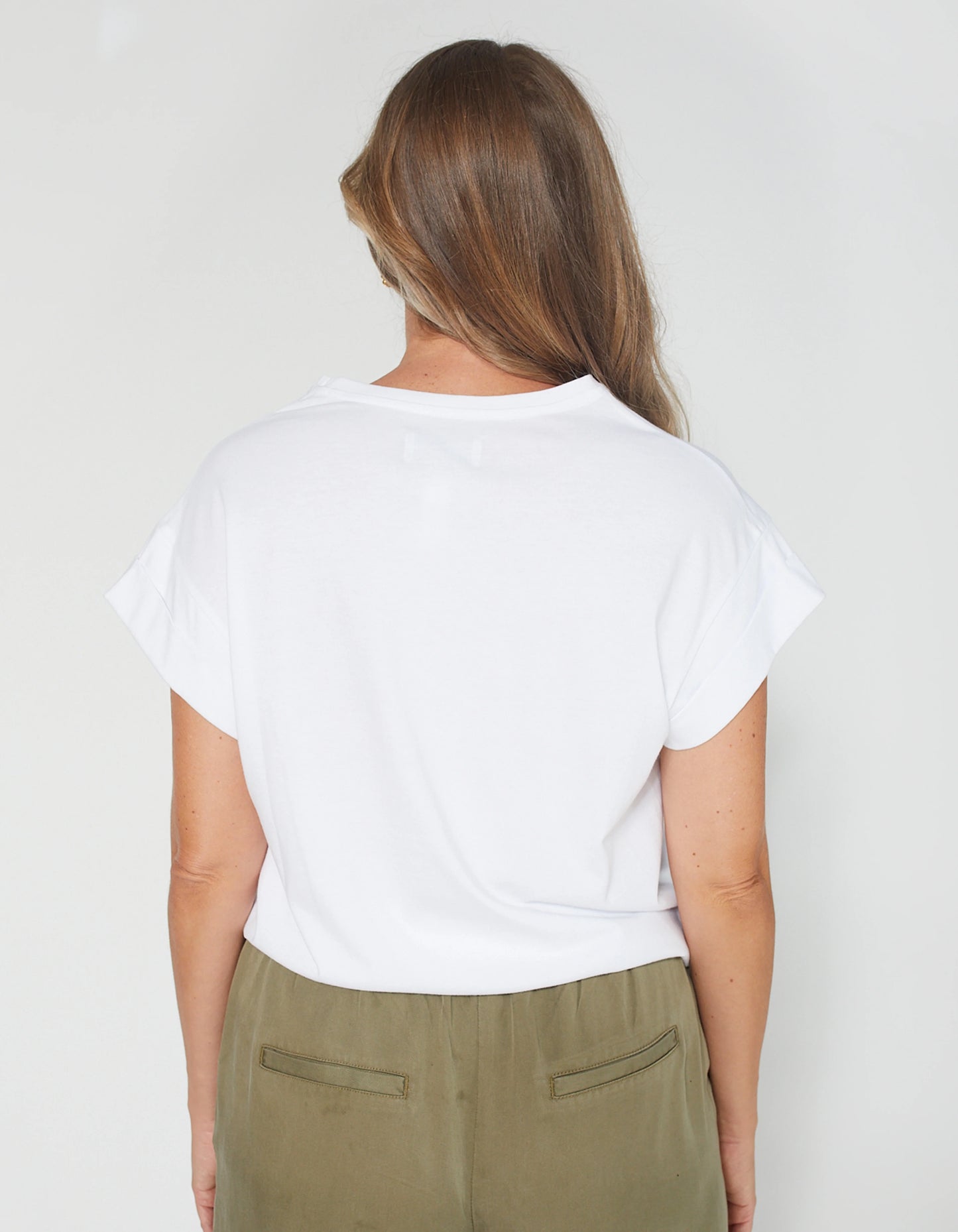 Stella+Gemma Cuff Sleeve T-Shirt Logo