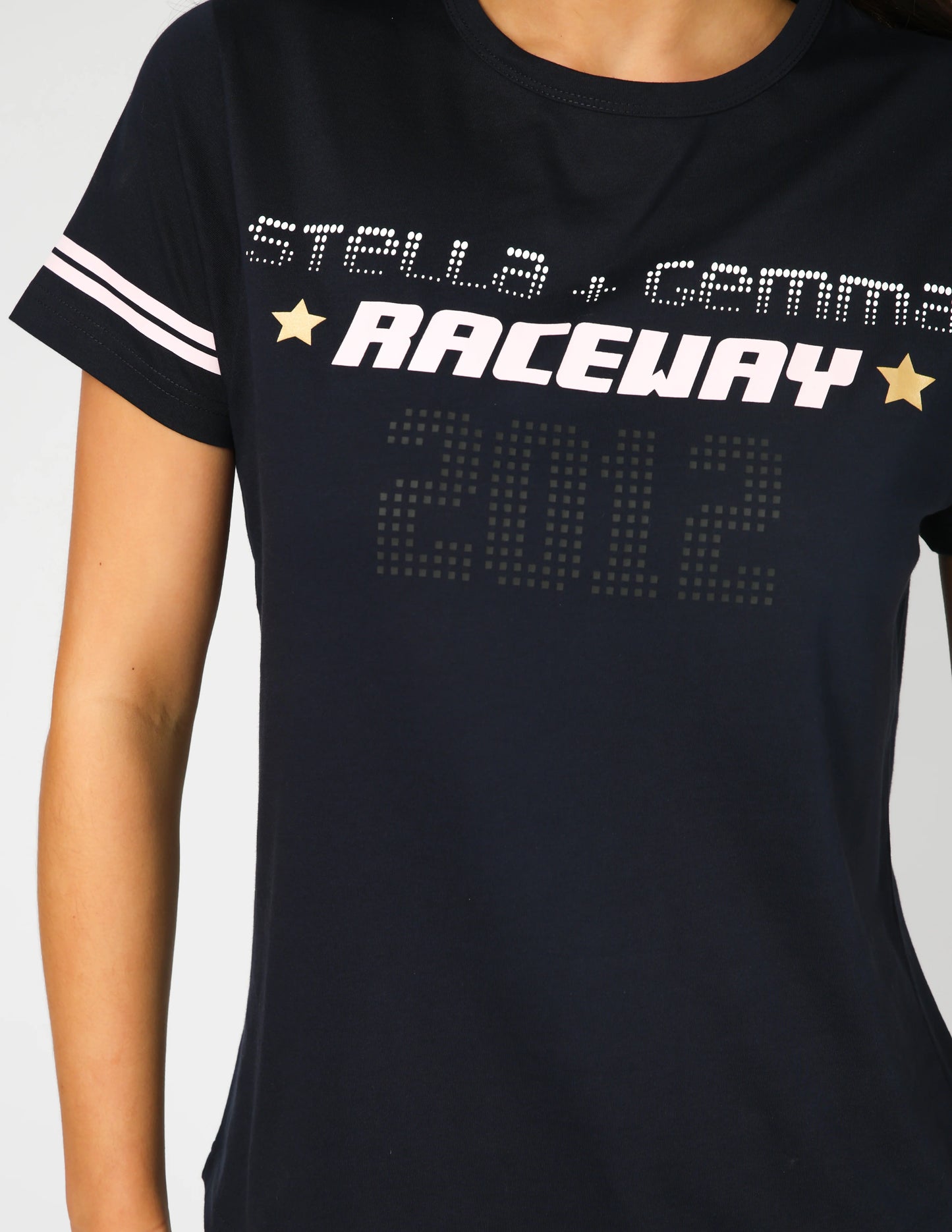 Stella+Gemma Ace Tee Raceway Steel Grey Tee