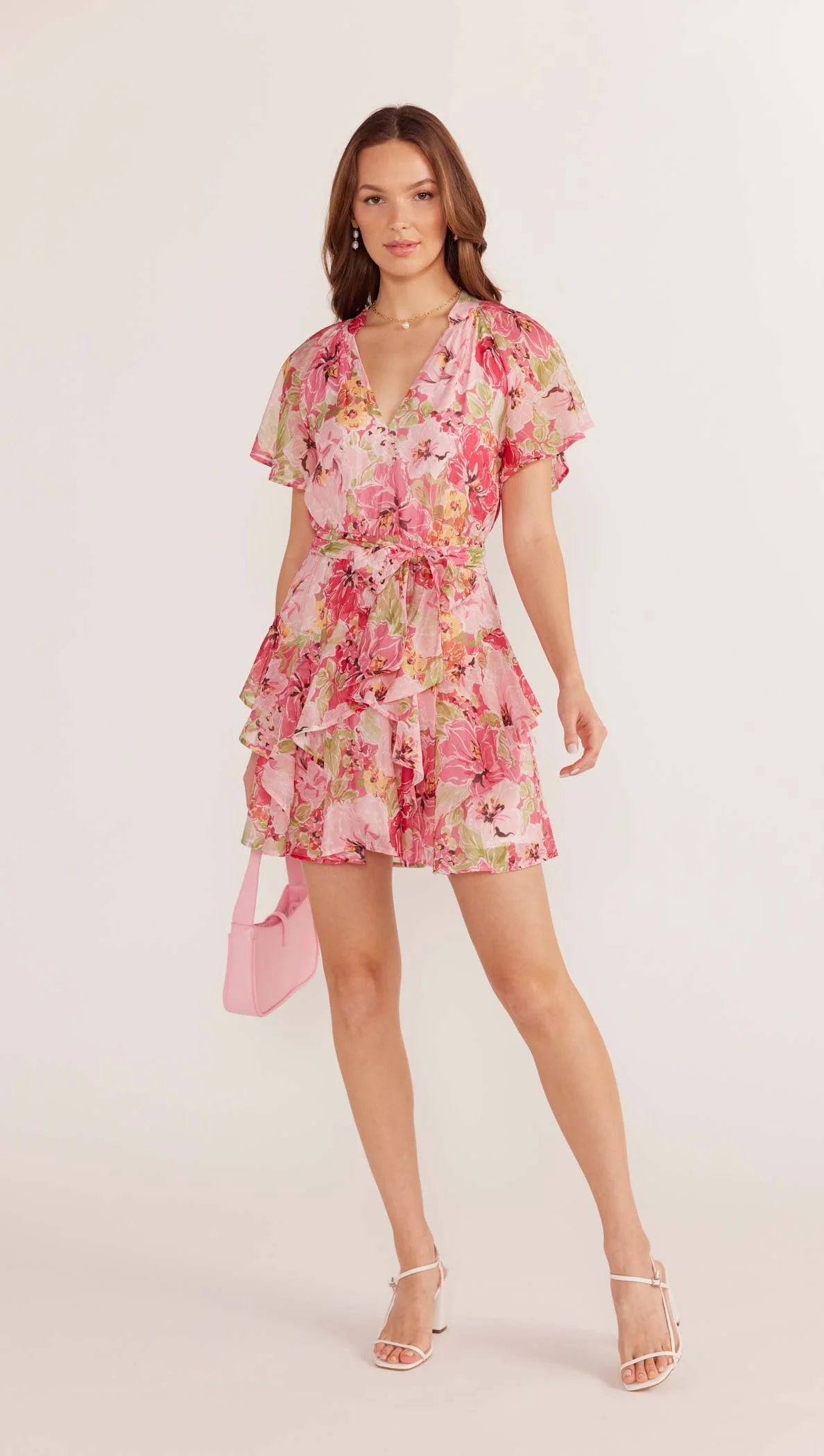 Mink Pink Simone Flutter Mini Dress