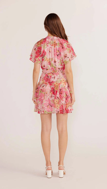Mink Pink Simone Flutter Mini Dress